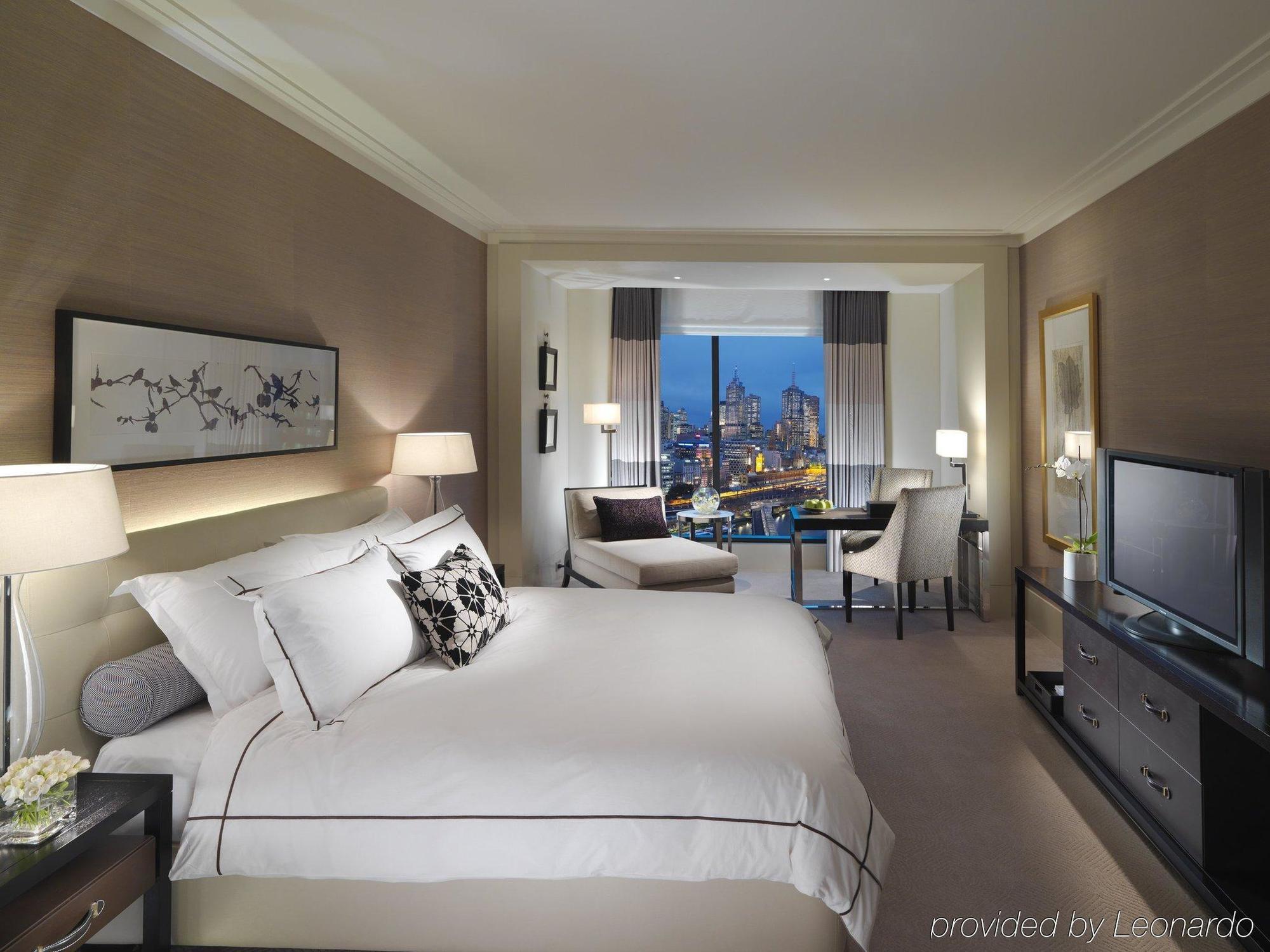 Hotel Crown Towers Melbourne Camera foto A bedroom at the Mandarin Oriental, New York